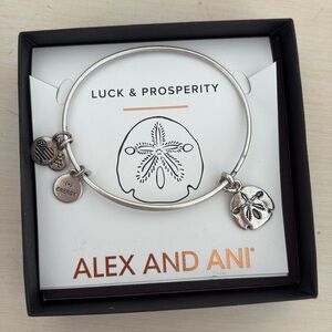 ALEX AND ANI Luck and Prosperity Sand Dollar Bracelet